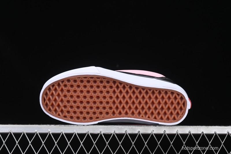 Vans Knu Skool Black Pink Color Comfortable Fashion Anti-Slip Wear-Resistant Low-Top Casual Skate Shoes - VN0009QCB9P