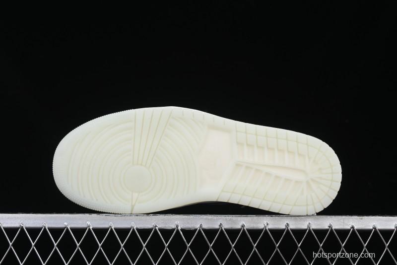 Nike Air Jordan 1 Low OG CNY AJ1 Snake Year Limited Silver Snake Low-Top Retro Basketball Shoes - HF3144-100