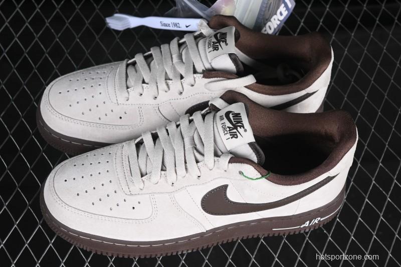 Nike Air Force 1 '07 Low Casual Sneakers with Full-Length Air Cushion - HQ3485-104