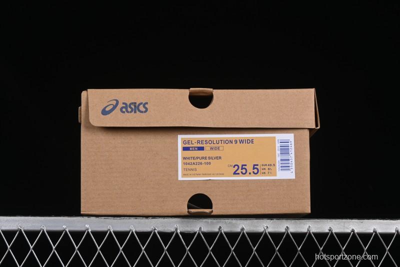Asics Gel-Resolution 9 Wide Retro Breathable Cushioned Casual Running Shoes - 1042A226-100