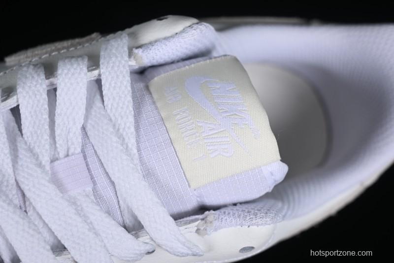 Nike Air Force 1 '07 Low Casual Sneakers with Full-Length Air Cushion - FN5832-100