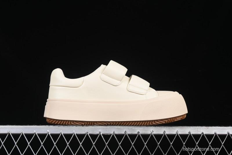 GG-CC Star Same Style Platform Sneakers with Hook and Loop Closure - G23Y6906