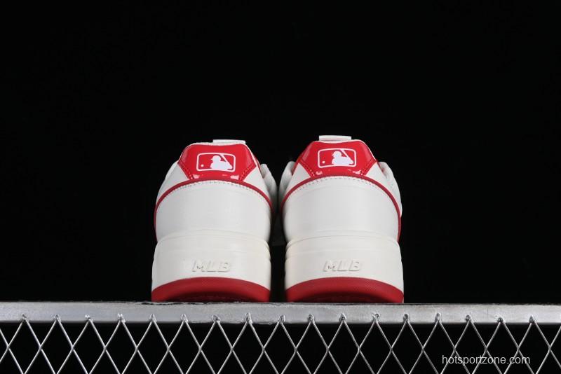 MLB Chunky Liner Basic New York Yankees Thick Sole Casual Sneakers with 6cm Height Increase - 3ASXCA12N43RDS