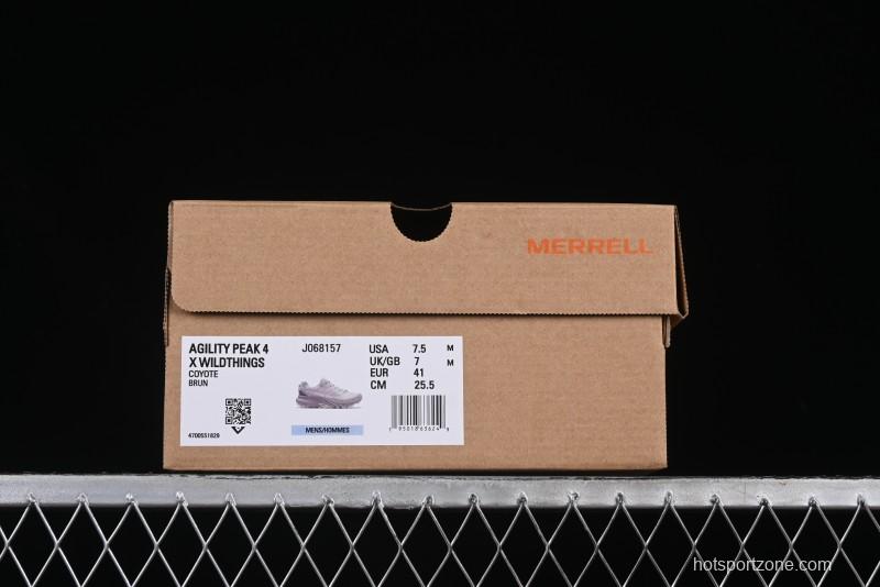 Merrell Agility Peak 4 Trail Running Shoes with Cushioning and Grip for Hiking and Outdoor Adventures - J068157