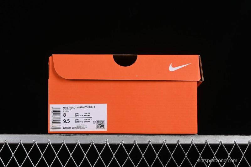 Nike ZoomX Infinity Run 4 Professional Cushioned Running Shoes with Knit Upper - DR2665-402