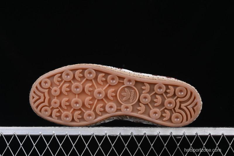 Adidas Clot x Originals Gazelle Indoor Retro Casual Slip-Resistant Wear-Resistant Low-Top Sneakers - IH3642