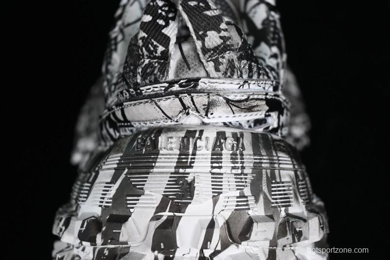 Balenciaga Defender Rubber Platform Sneakers Low-Top Tank Tread Tire Design Outdoor Casual Sports Running Shoes - W2RG19010