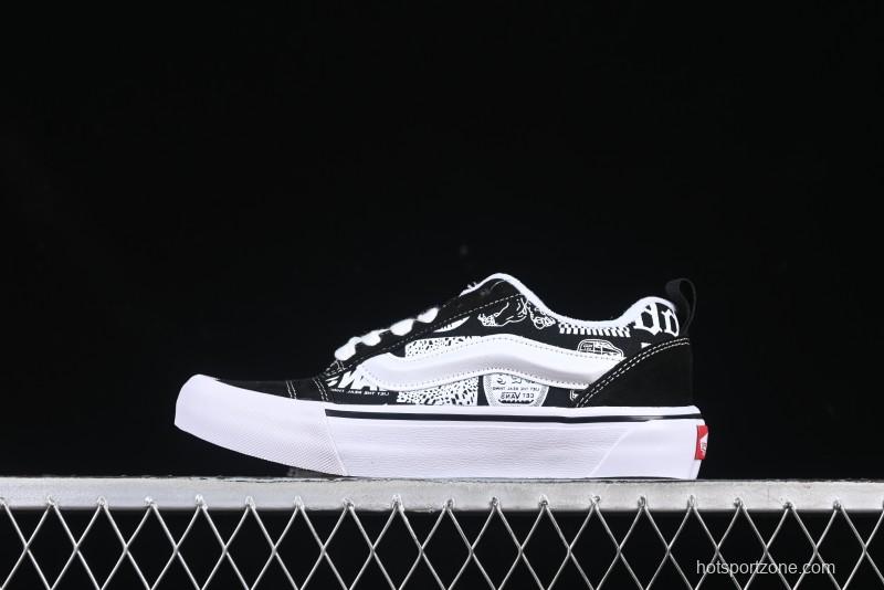 Vans Knu Skool Comfortable Fashion Slip-Resistant Wear-Resistant Low-Top Casual Sneakers - VN000CS0239