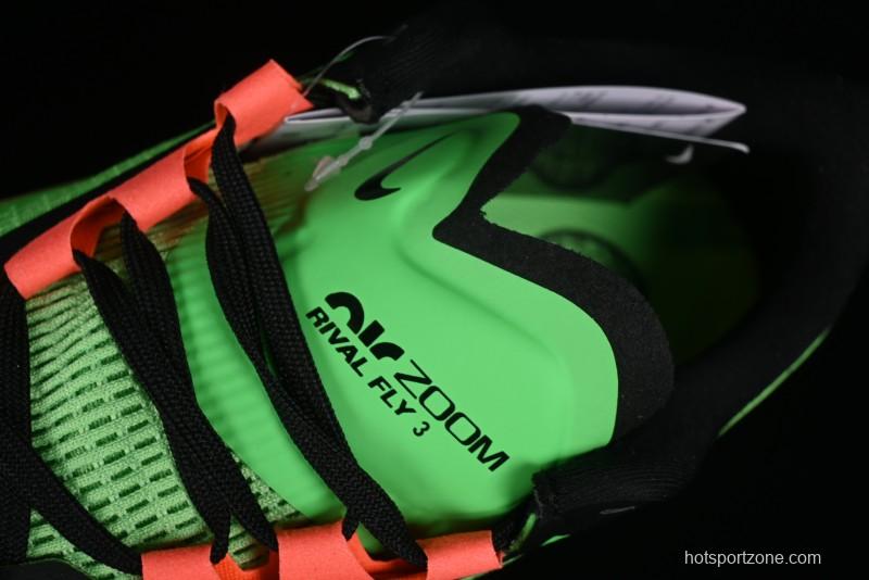 Nike Zoom Rival Fly 3 Lightweight Fabric Comfortable Cushioned Anti-Slip Low-Top Casual Running Shoes - DZ4775-304