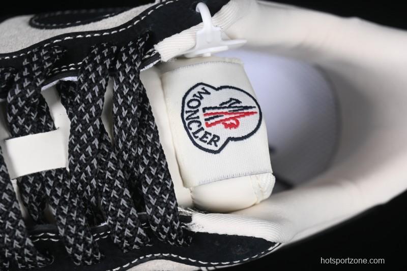 Nike Air Force 1 '07 Low Moncler Collaboration - Black Lychee Grain Pigskin Low-Top Casual Sneakers - CH6336-514