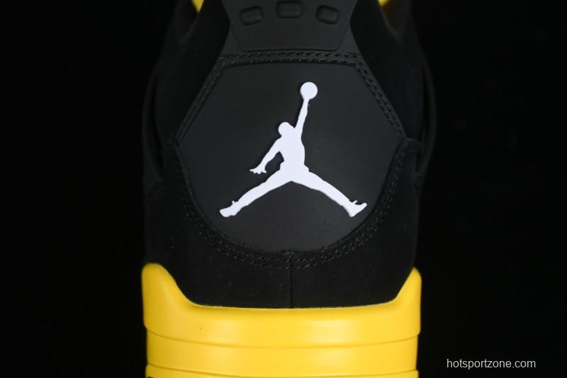 Nike Air Jordan 4 Retro Basketball Shoes Thunder - DH6927-017