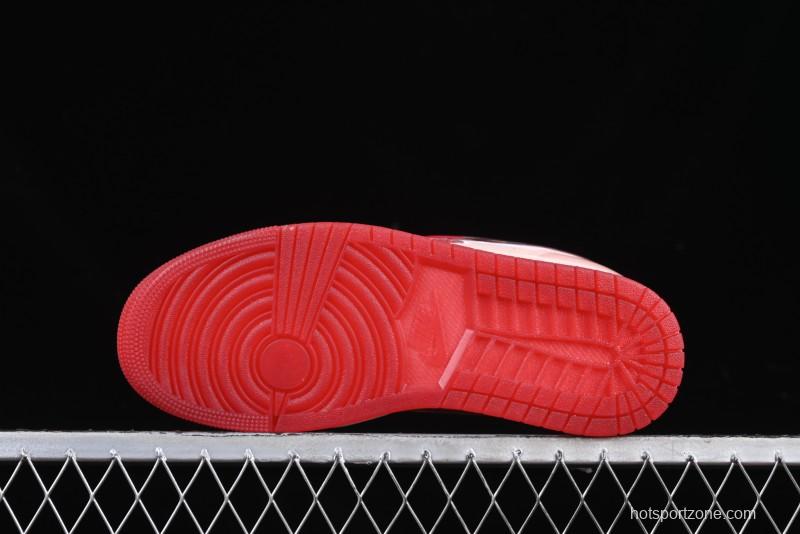 Nike Air Jordan 1 Low AJ1 Valentine's Day Jelly Pink Low-Top Lifestyle Basketball Shoes - HF3174-600