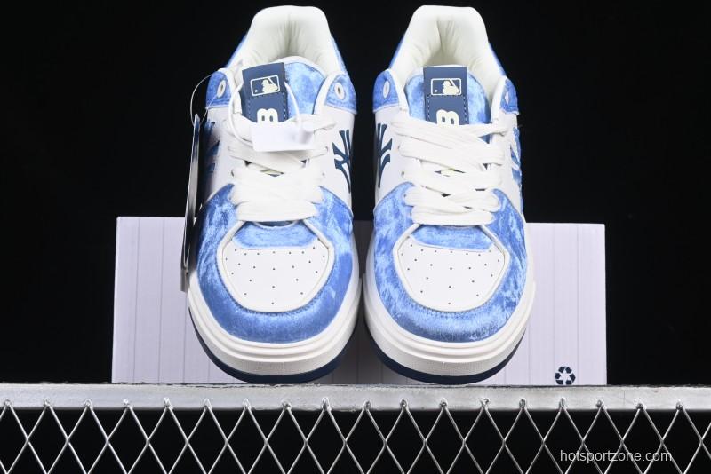 New York Yankees MLB Bigball Chunky Window Velvet Monogram Thick Sole Casual Running Shoes - 3ASXCVC4650NYS