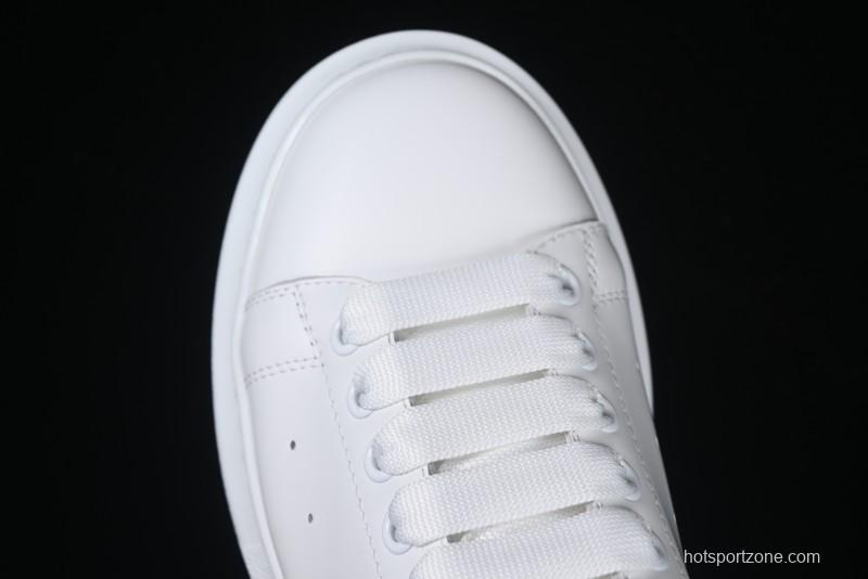 Alexander McQueen Oversized Sneakers with Red Suede Heel Detail - D.E5