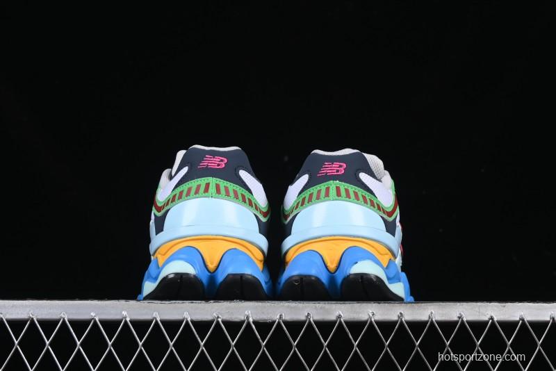 New Balance 9060 Retro Casual Running Sneakers with ABZORB Cushioning Technology - U9060NBN