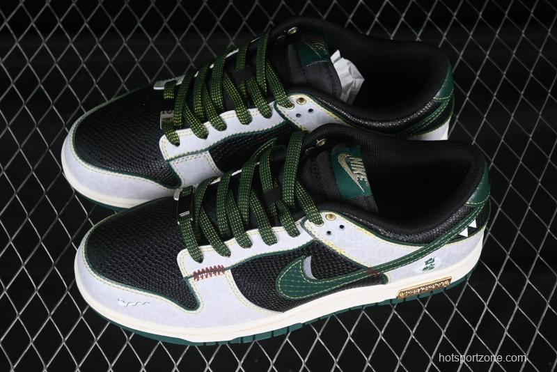 Nike SB Dunk Low Year of the Snake Limited Edition Anniversary Custom Low-Top Casual Sneakers - GB1220-006