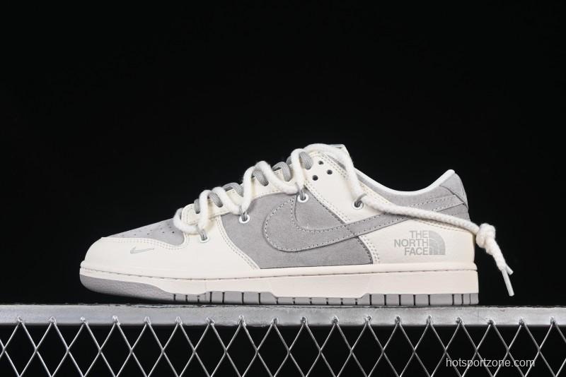 Nike SB Dunk Low The North Face Collaboration Anniversary Edition Custom Low-Top Casual Skate Shoes - YC5066-261