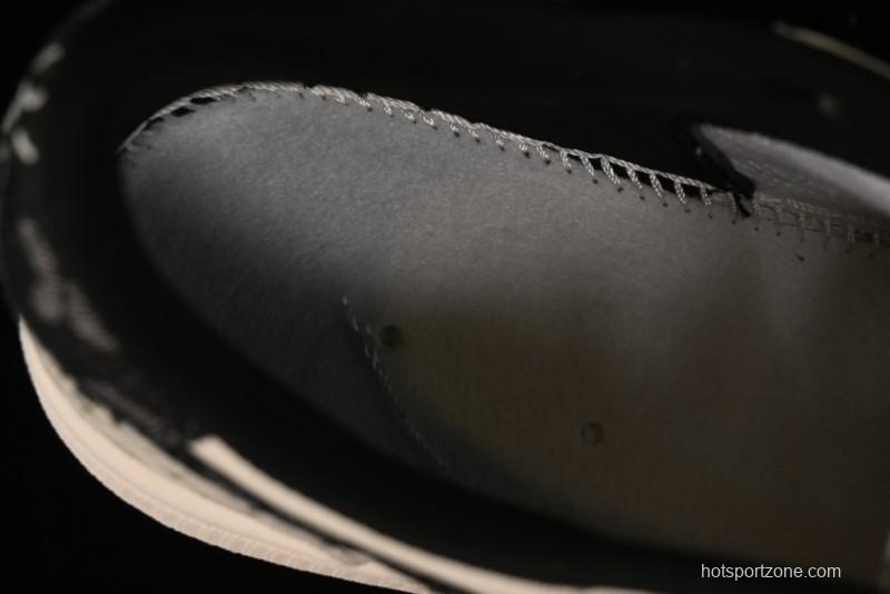 Nike Air Jordan 1 Low OG SP Travis Scott x Fragment Design Black Denim Print Casual Sneakers - SJ2068-005