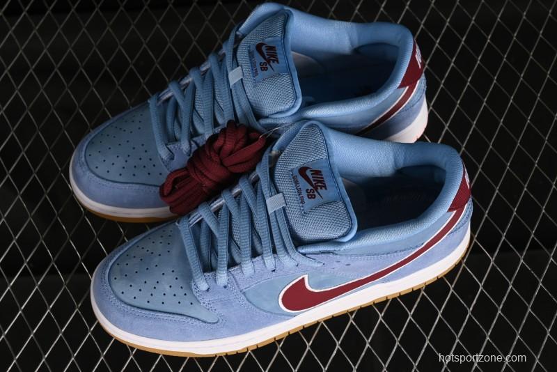 Nike SB Dunk Low "Phillies" Suede Casual Skate Shoes - DQ4040-400