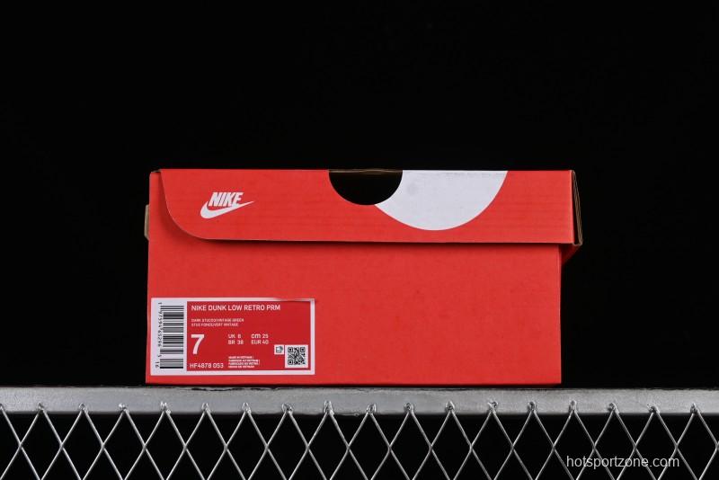 Nike Dunk Low Urban Landscape 2.0 Cracked Suede SB Low-Top Casual Sneakers - HF4878-053