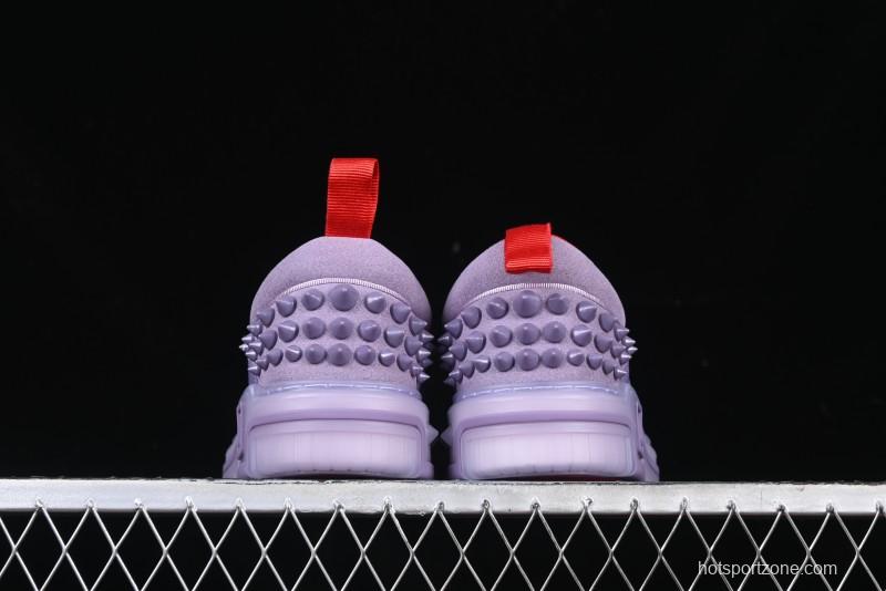 Christian Louboutin Funnyto Flat French Luxury Brand Comfortable Fashion Low-Top Sneakers - X.D4