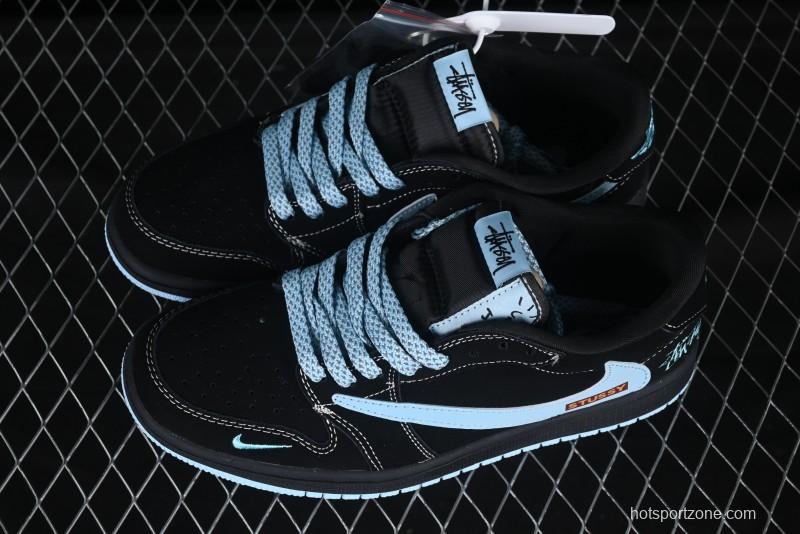 Nike Travis Scott x Fragment Design x Air Jordan 1 Low OG SP AJ1 Retro Sneakers - XS2024-008