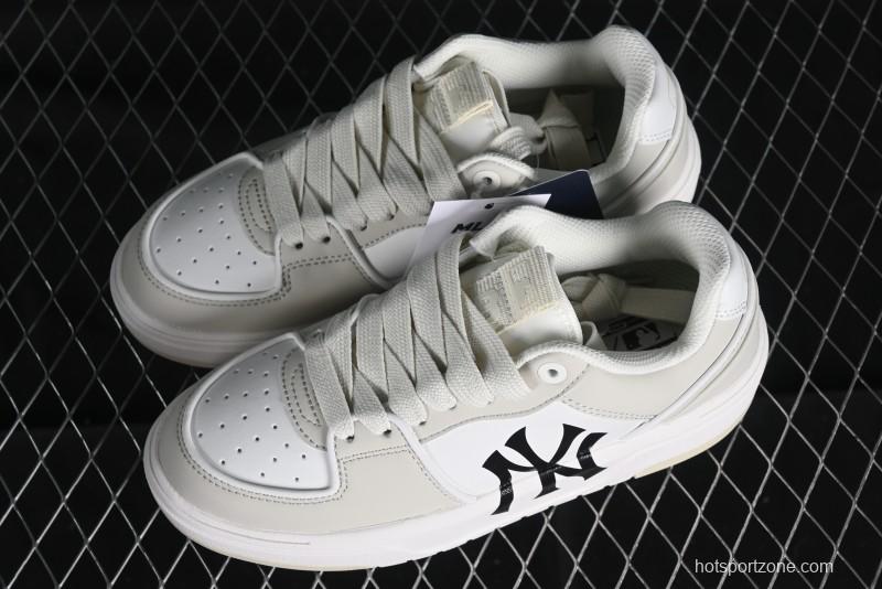 MLB Chunky Liner New York Yankees Lightweight Platform Sneakers with 6cm Height Increase - 3ASXCLB3N50IVS