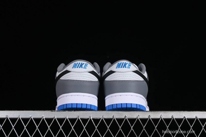 Nike Dunk Low SB Skateboarding Shoes in White Blue Grey - FB9109-001
