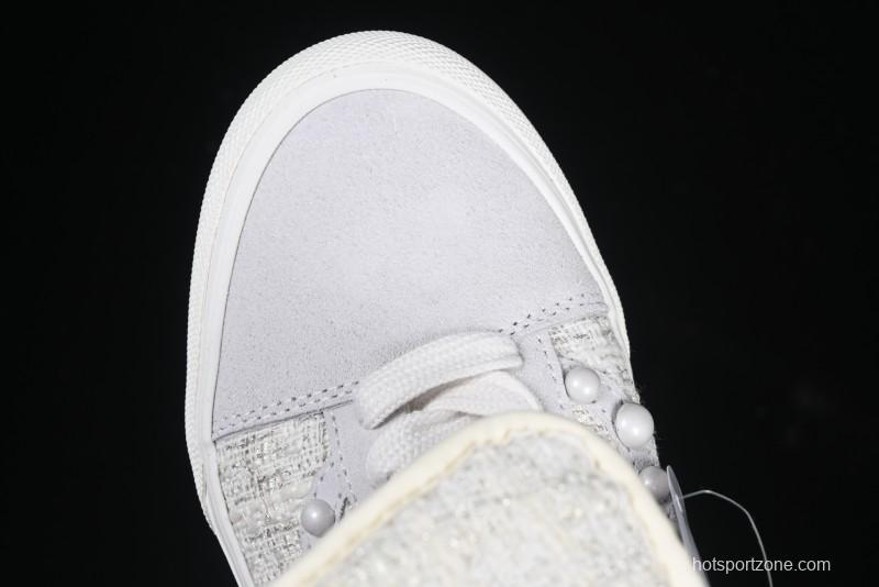 Vans Skool Ext Pearl White Low-Top Casual Skate Shoes - VN000EEMQC5