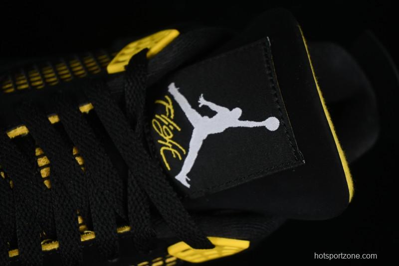 Nike Air Jordan 4 Retro Basketball Shoes Thunder - DH6927-017