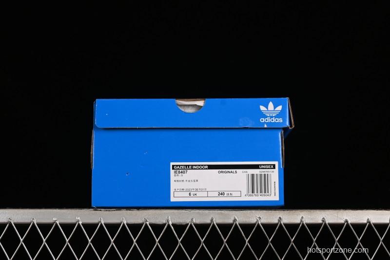 Adidas Originals Gazelle Indoor Retro Casual Anti-Slip Wear-Resistant Low-Top Sneakers - IE8407