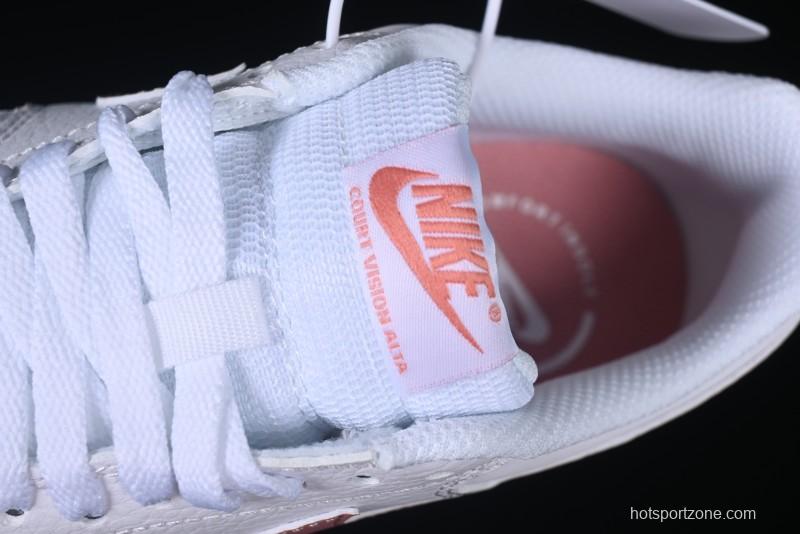 Nike Court Vision Alta Low-Top Casual Sneakers with Thick Sole - DZ5394-102