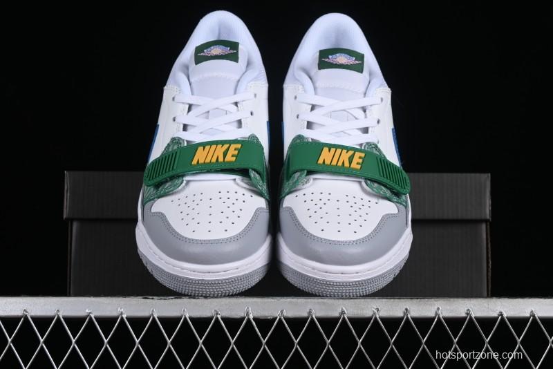 Nike Air Jordan Legacy AJ312 Low Triple Strap Sneakers with Premium Leather - CD9054-140