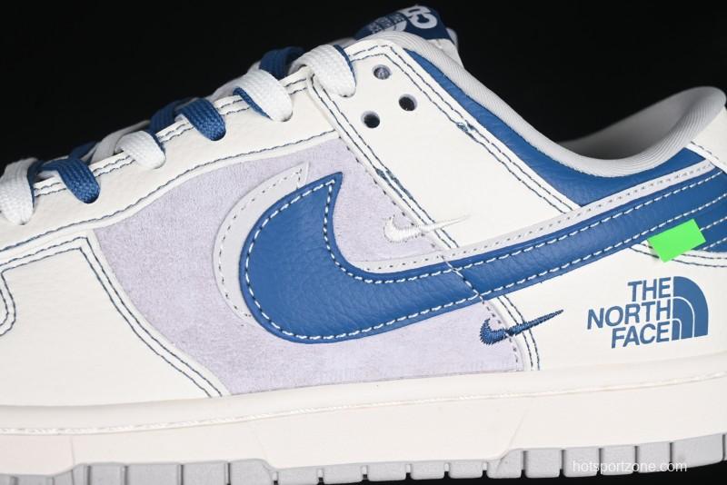 Nike SB Dunk Low The North Face Collaboration Anniversary Edition Customized Low-Top Casual Skate Shoes - DM6868-040