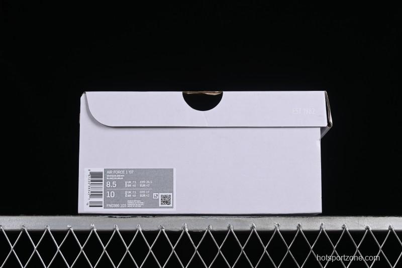 Nike Air Force 1 '07 Low Custom Anime Theme Gradient Brown Swoosh Casual Sneakers - FN0366-103