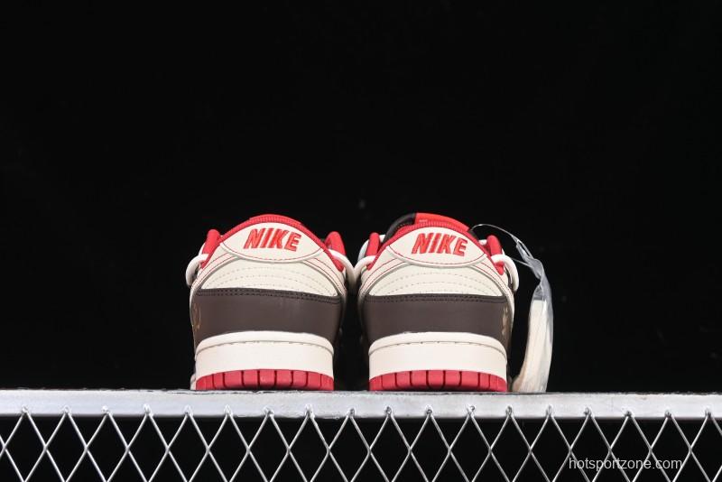 Nike SB Dunk Low Year of the Snake Anniversary Custom Low-Top Casual Skate Shoes - YX5066-268