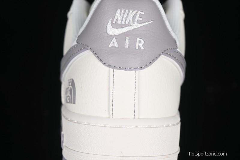 Nike Air Force 1 '07 Low The North Face Collaboration Beige Grey Red Label Casual Sneakers - BB7518-009