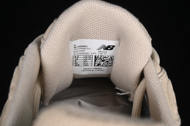 New Balance 1000 Series Retro Dad Style Low-Top Casual Running Shoes - M1000MC