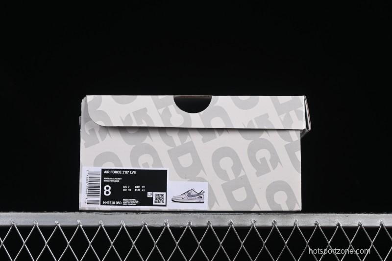 Nike Air Force 1 '07 Low The North Face x Comme des Garçons Black White Line Casual Sneakers - HH7518-050