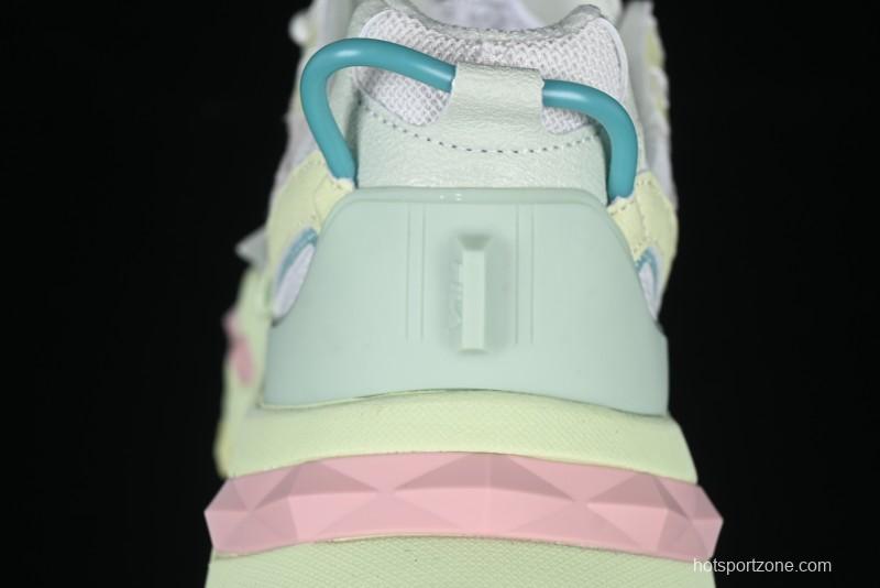 Playful Pastel Chunky Sneakers with Plush Bird Charm – Bold & Whimsical Streetwear Kicks