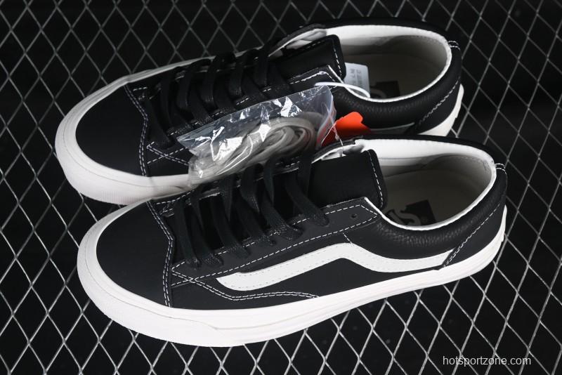 Vans Old Skool 36 Low-Top Retro Skate Shoes - VN000D57BLK