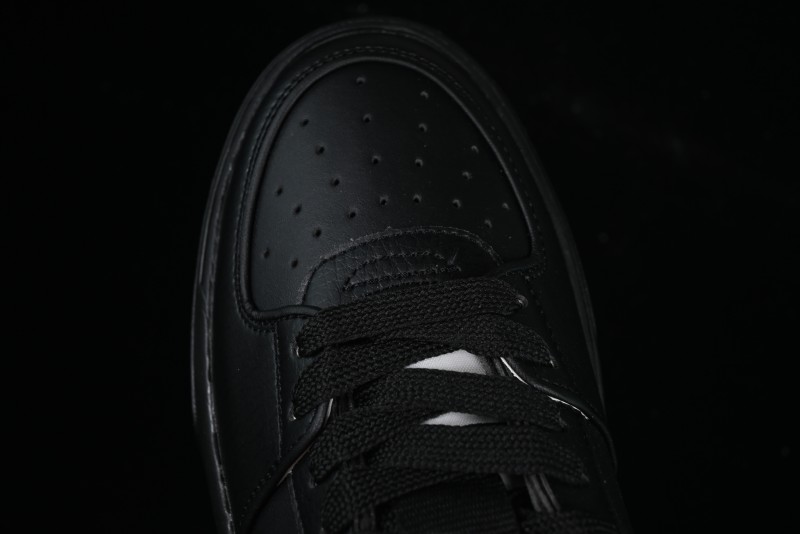 NY Yankees Black Leather Sneakers – Bold Orange Logo Edition