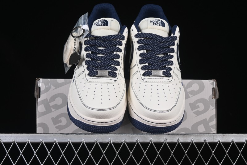 Nike Air Force 1 '07 Low The North Face x COMME des GARÇONS Navy Blue Line Casual Sneakers - HH7518-051