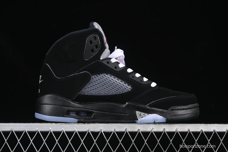 Nike Air Jordan 5 Retro Black "Metallic Reimagined" Basketball Shoes - HF3975-001