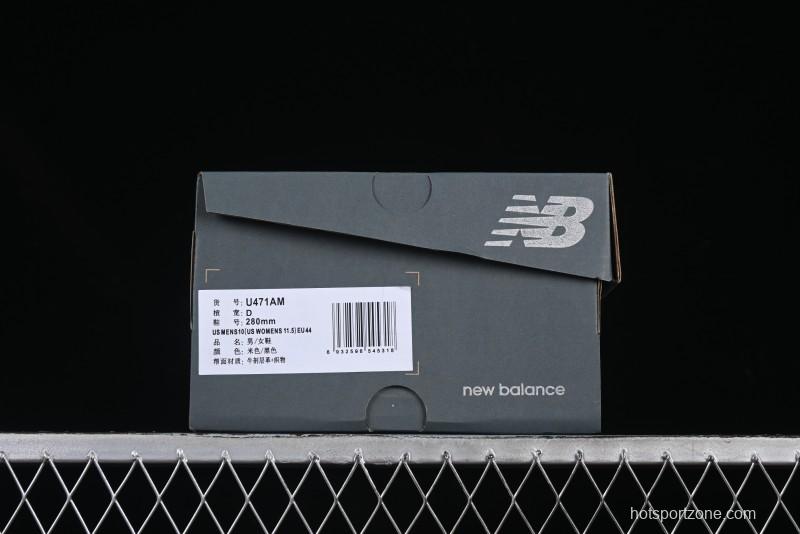 New Balance NB471 Series Fabric and Leather Casual Lifestyle Shoes - U471AM