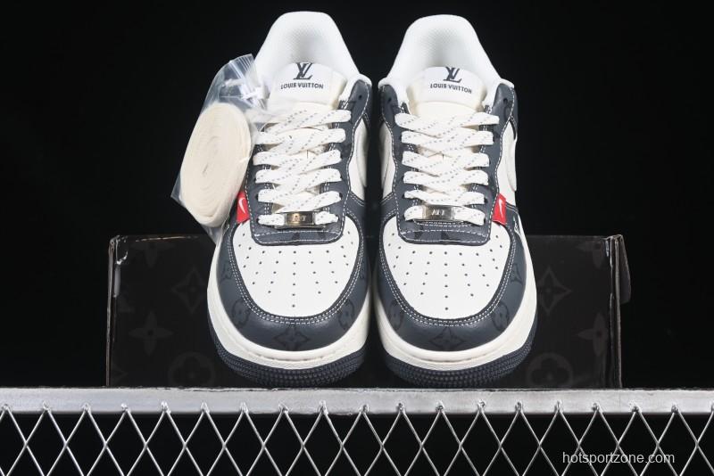 Nike Air Force 1 '07 Low LV Collaboration Beige Print Casual Sneakers - CS5288-002