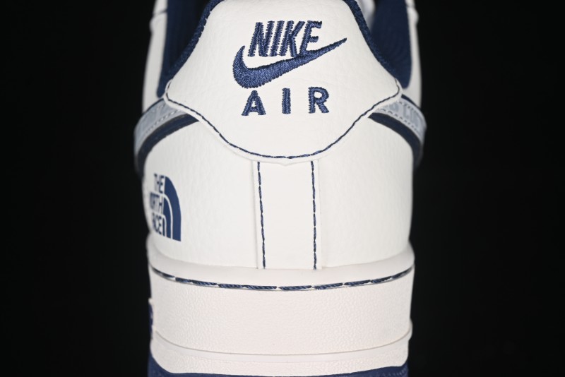 Nike Air Force 1 '07 Low The North Face x COMME des GARÇONS Navy Blue Line Casual Sneakers - HH7518-051