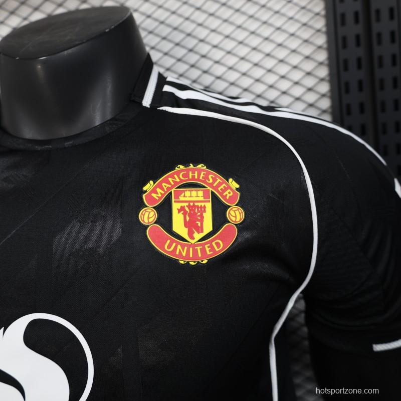 Player Version 25/26 Manchester United  Black Special Jersey