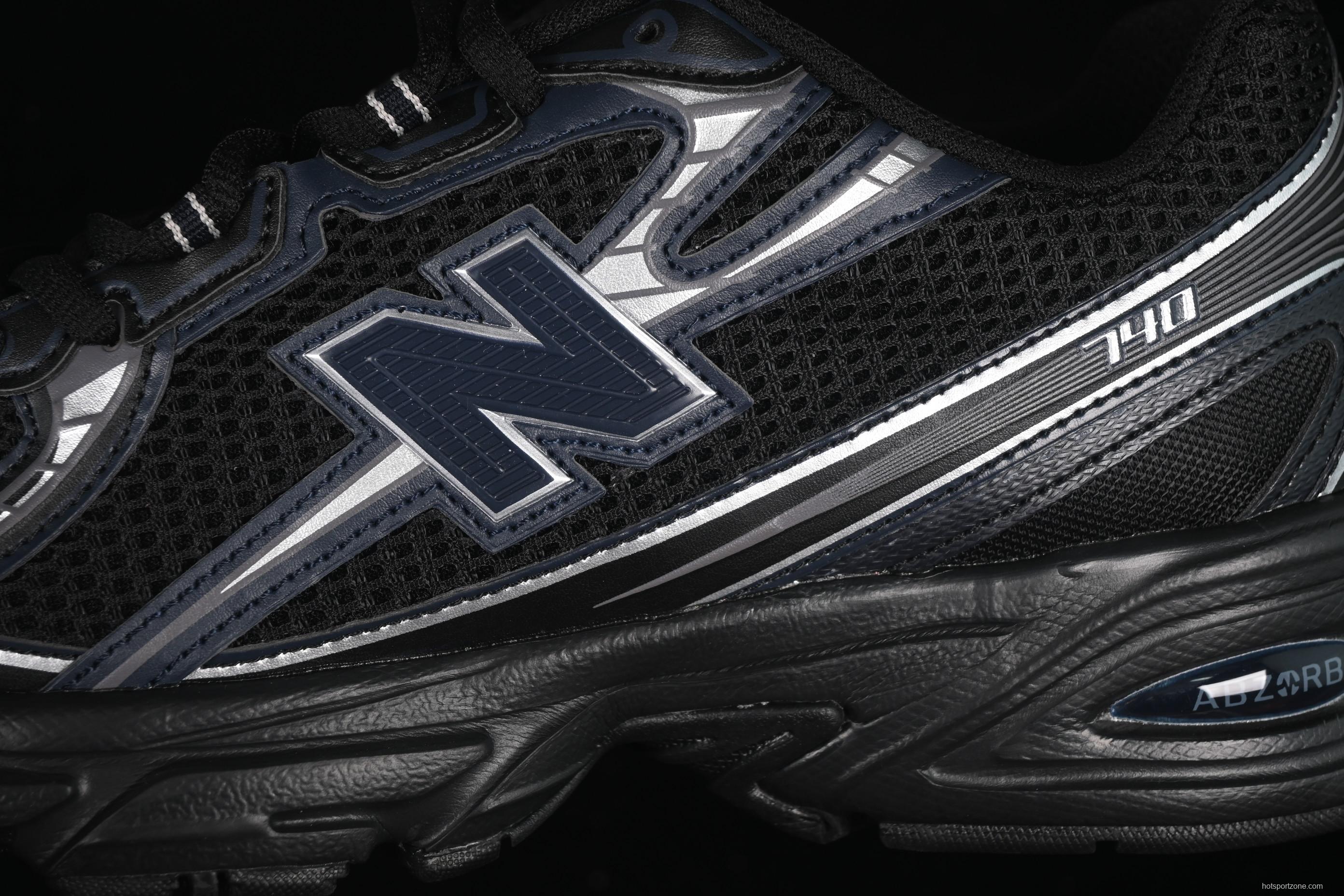 New Balance 740 Series Retro Dad Style Casual Running Shoes - U740BM2BS