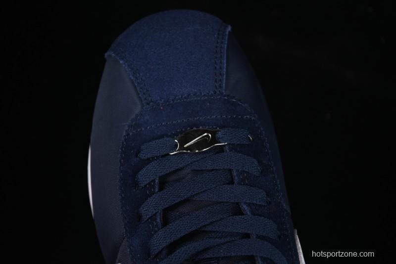 Nike Classic Cortez Leather Retro Running Shoes with Cushioned Sole - HF0263-400